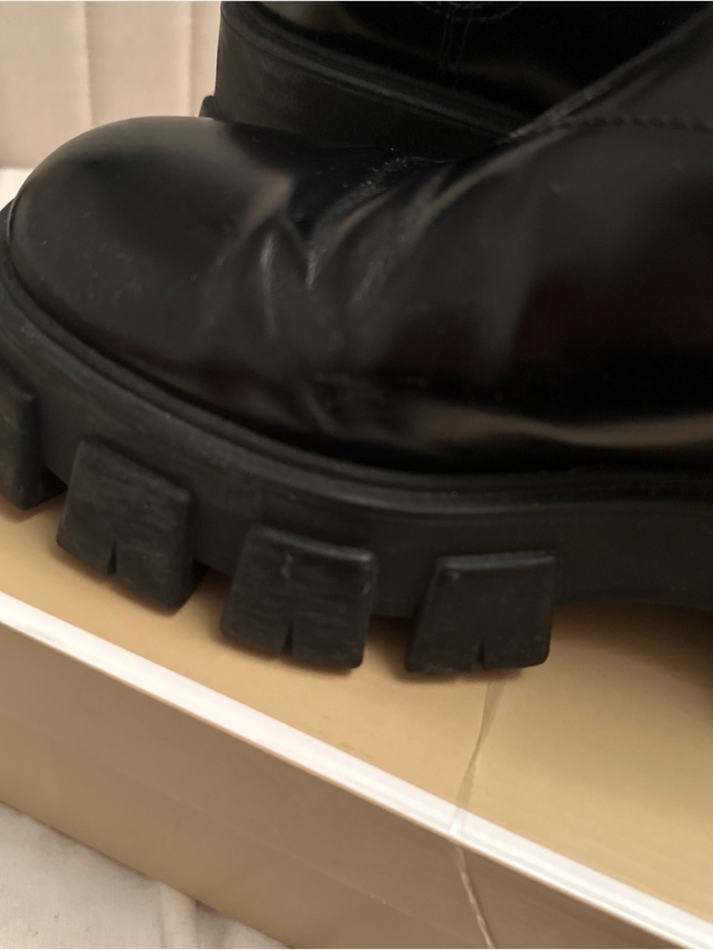 Prada monolith chelsea boots size 39 - Picture 4 of 7